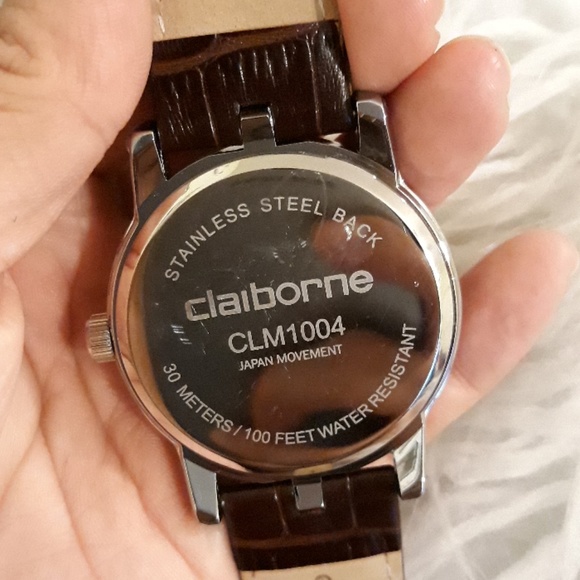 Clairborne  Men's Day Date Watch - Picture 4 of 7